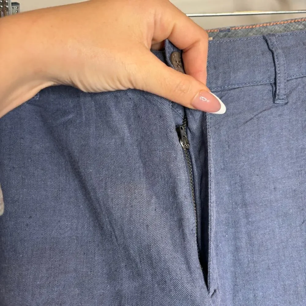 Faherty Tradewinds Linen Shorts 7.5